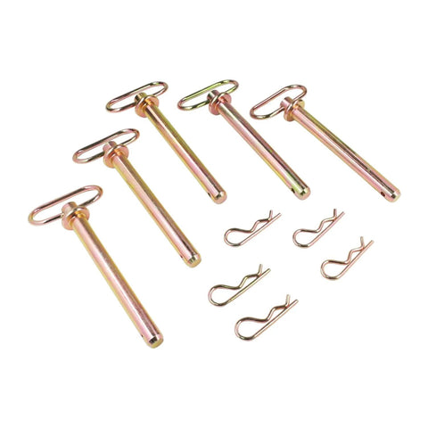 5 Pack Beefy 251540 Hitch Pin 30281E1, 3 Quarter Inch Diameter, Six And A Quarter Inch Usable Length, Heavy Duty Tractor Pin For Rigs And Implements