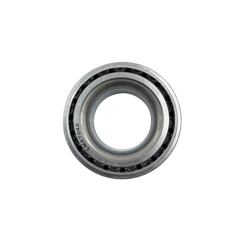 Close-up of LM67048-10 bearing from Trailer Wheel Hub Bearing Kit For One And A Quarter Inch Axles With LM11949 Ten And LM67048 Ten Bearings