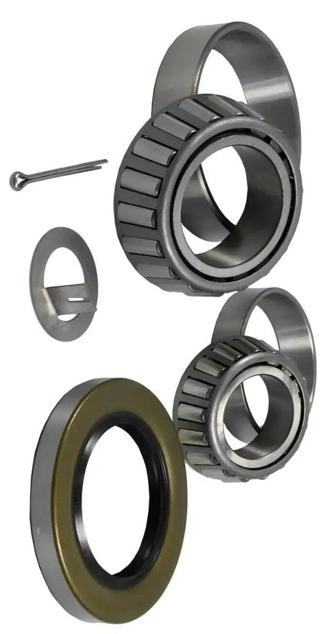 Four Trailer Bearing Kits For 3500 Lb Axles With 84 Spindle Fit EZ Lube And Standard Hubs With Or Without Brakes Includes Outer Bearings L44649 Inner Bearings L68149 Outer Races L44610 Inner Races L68111 And Seal 171255TC