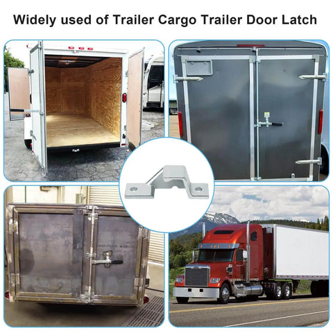 Trailer Door Latch Keeper And Cam Bar Lock Replacement For Cargo And Dump Trailers With Double Doors Top Left Or Bottom Right