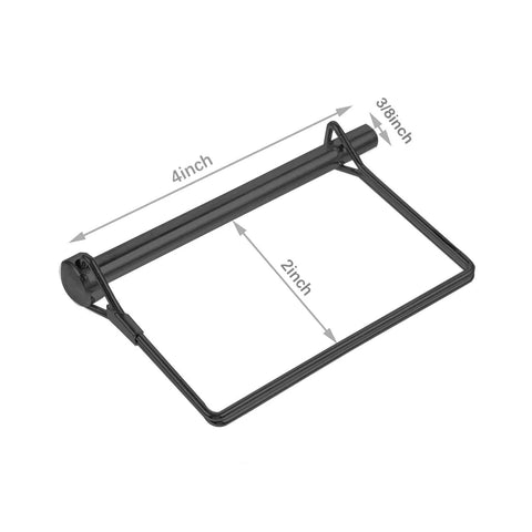 Diagram of 8 Piece Trailer Pin Set 3 Eighths By 4 Inch Heavy Duty Safety Coupler Pins With Wire Lock For Trailer Hitch