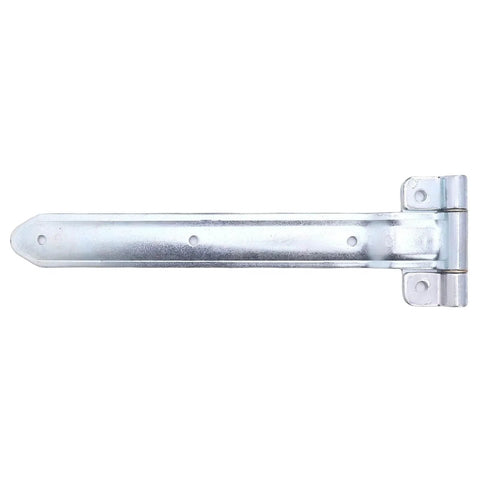 Heavy Duty Trailer Hinge Strap Offset Bent Metal For Enclosed Cargo Utility RV Doors 16Inch Durable Construction side view