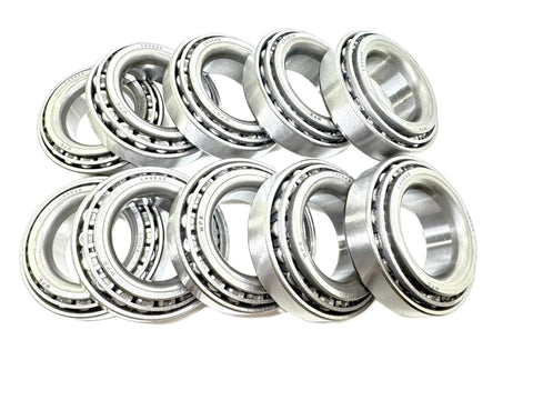 Trailer Hub Bearing Set Cone L44649 And Cup L44610 For 2000 2500 And 3500 Lb Axles Set Of 10 Pairs with L44649 cones and L44610 races
