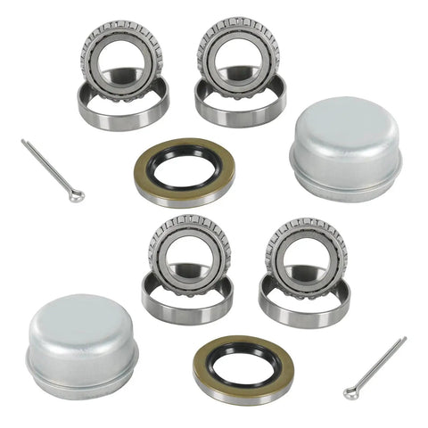 Trailer Hub Bearings Kit For One Inch 2000 Lb Trailer Axles L44643 L44610 Bearings With 12192TB Seals Dust Covers And Cotter Pins