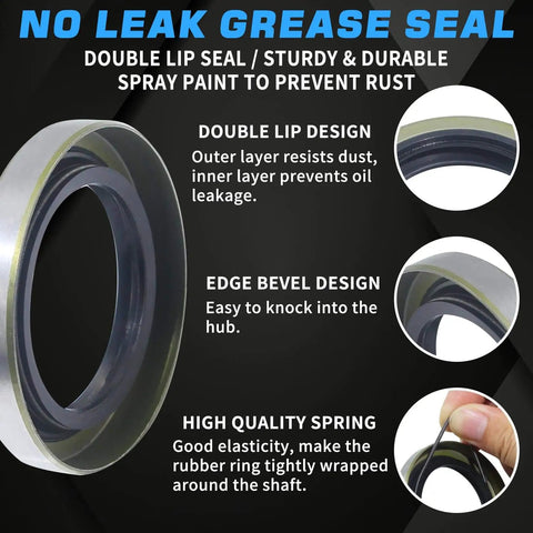 Trailer Hub Bearings Kit For One And One Sixteenth Inch Straight Axles 2000 To 2200 Lbs EZ Lube Spindle With 12192TB Grease Seals