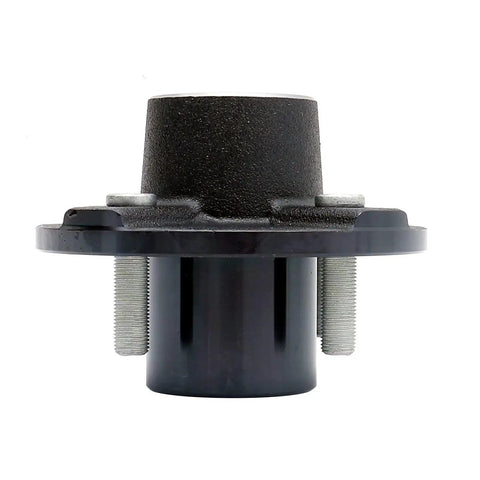 Trailer Hub Kit With Four Bolt Pattern And Four Inch Hub Assembly Including Square Shaft Straight Spindle And L44649 Inner And Outer Bearings