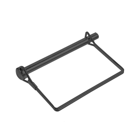 Single pin from 8 Piece Trailer Pin Set 3 Eighths By 4 Inch Heavy Duty Safety Coupler Pins With Wire Lock For Trailer Hitch