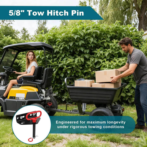 5/8 in trailer hitch pin clip kit with rubber-coated handle and four R-clips by Bearings Canada