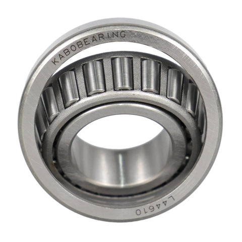 Close-up of 2 Set Fits 1" 2000 Lbs Axles Trailer Wheel Hub Bearings Kit, L44643 L44610 Bearings, 12192TB Seal OD 1.980''. 