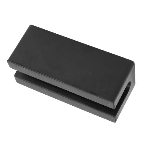 Rubber guard for Transom Saver For Outboard Motors With Hydraulic Tilt Protection Easy Install shown in side view