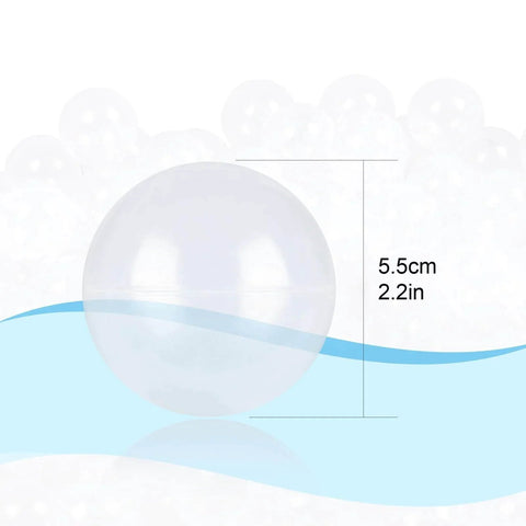 Transparent ball from 100 Ocean Balls for Babies Kids Children Soft Plastic Birthday Parties Events Playground Games Pool
