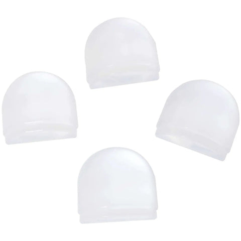 Transparent Self Adhesive PU Wall And Floor Buffer Shower Door Stopper Set, 4 cm cushioning protector, anti collision, pack of 4