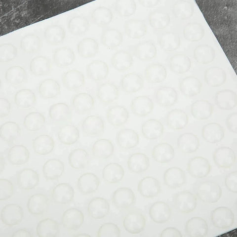 Self Adhesive Anti Slip Silicone Bumpers 200 Pcs Transparent Foot Pads for furniture protection.