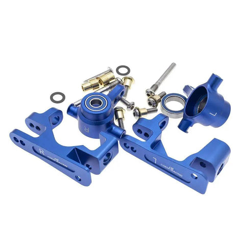 Alloy Caster Blocks And Steering Blocks For Traxxas One Tenth Slash 4x4 Stampede Rustler 4x4 Replaces Stock 6832 6837 CNC Machined Anodized 6061 T6 Aluminum