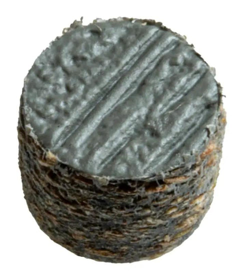 Close-up view of Trex Pebble Gray Deck Screw Plug for Deck Drive DCU Composite Screws Conceals Screw Heads with a Clean Look and Tapered Insertion 75 Pack by Simpson Strong-Tie