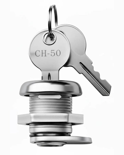 Replace your truck tool box lock with a universal five eighths inch keyed-alike cylinder for paddle handle latches