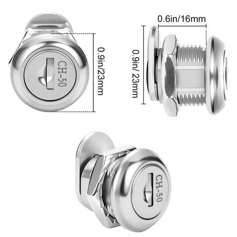 Replace your truck tool box lock with a universal five eighths inch keyed-alike cylinder for paddle handle latches