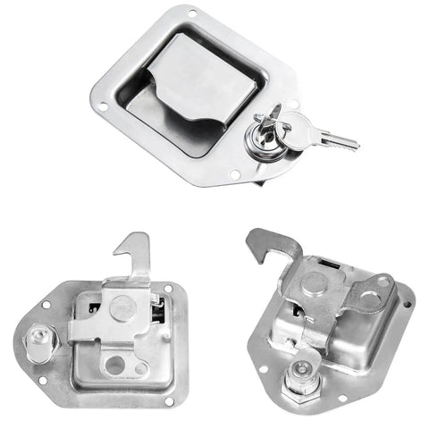 Replace your truck tool box lock with a universal five eighths inch keyed-alike cylinder for paddle handle latches shown