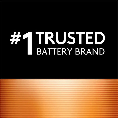 Image of #1 Trusted Battery Brand label for Alkaline AAA Batteries 24 Count Pack With Power Boost For Long Lasting Power.