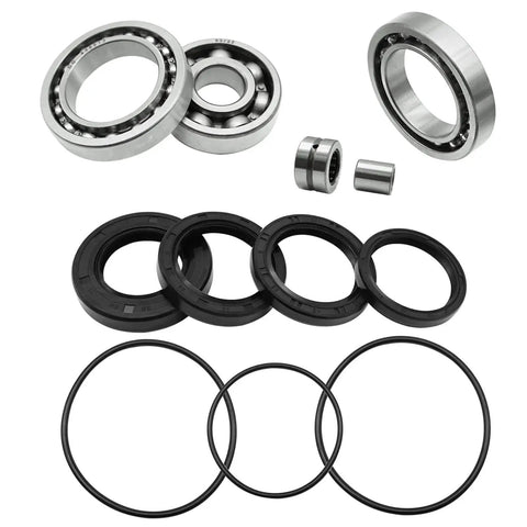 Rear Brake And Differential Bearings Seals Kit For FourTrax 300 TRX300 1988 2000 2x4 4x4 ATV with steel bearings and rubber seals