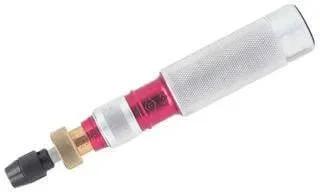 TS-100 TORQURE-LIMITING SCREWDRIVER with red and silver handle, torque knob visible on right side