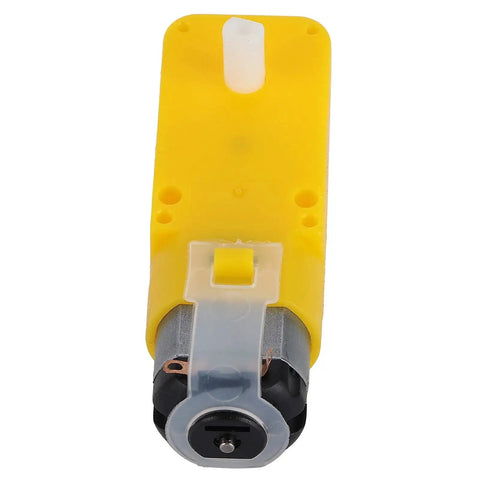 Yellow TT geared motor for use with Mecanum Wheels For TT Geared Motor DIY Smart Robot Car Parts Accessories.