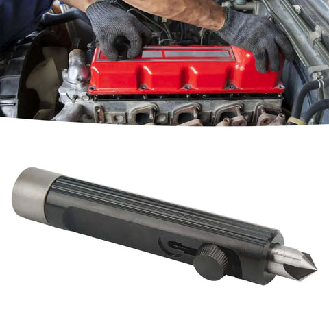 Close-up of a Tubing Deburring And Flaring Tool For Brake Lines Three Sixteenth To One Half Inch Hand Reamer for metal brake lines