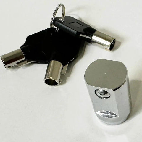 19mm Tubular Roll-Up Lock Cylinder with 1 Cylinder and 3 Keys delivers secure, rapid access for roll-up doors in storage facilities