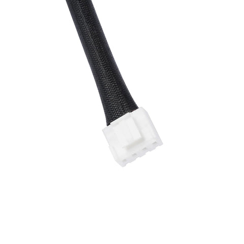 Flynsu turbo actuator calibration kit connector: white 4-pin plug on black braided cable