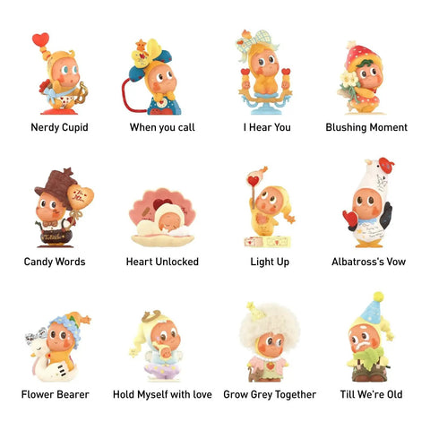 Twinkle Twinkle Crush On You Series Blind Box Figures, featuring 12 collectible toy designs for home decor and gifts.