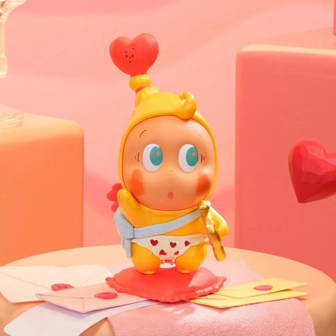 Twinkle Twinkle Crush On You Series Blind Box Figure Single Collectible Toy, heart-themed character on pink decor background.