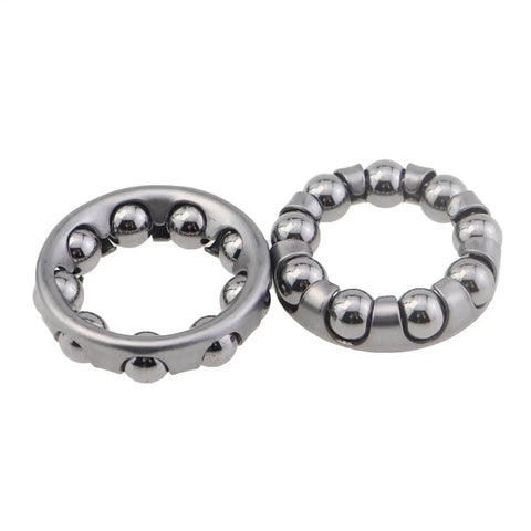 Two Pack 1/4 Inch Ball Bearings For Bike Cranksets 304 Stainless Steel Rust Resistant