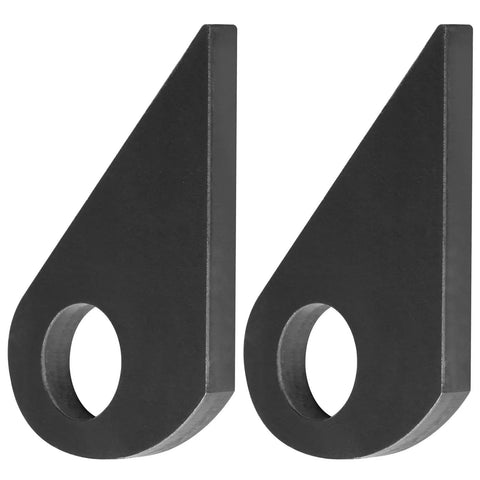 2 Pc Tear Drop Hinge Plate and Weld Washer Set for Trailer Ramps and Doors Suitable for Dump Trailers Tailgates Offroad Applications