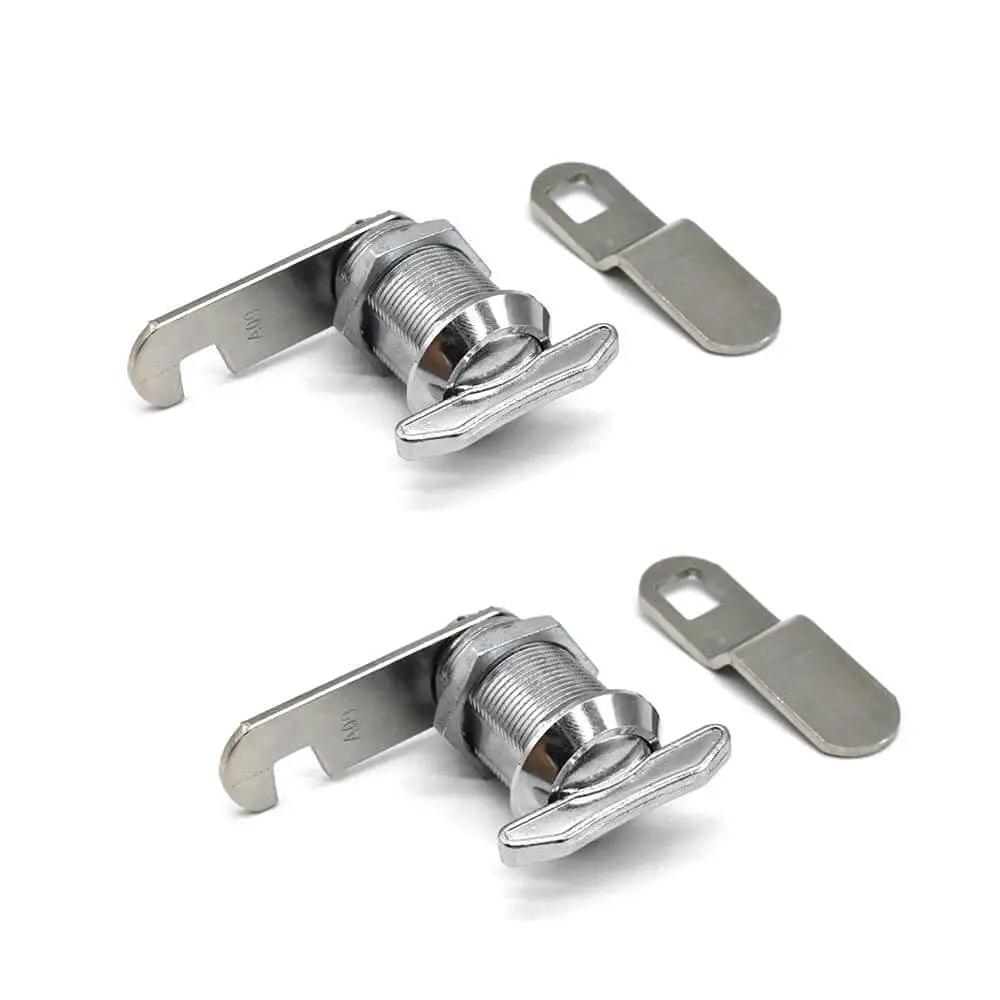 Two pack thumb operated cam locks for RV compartments ...