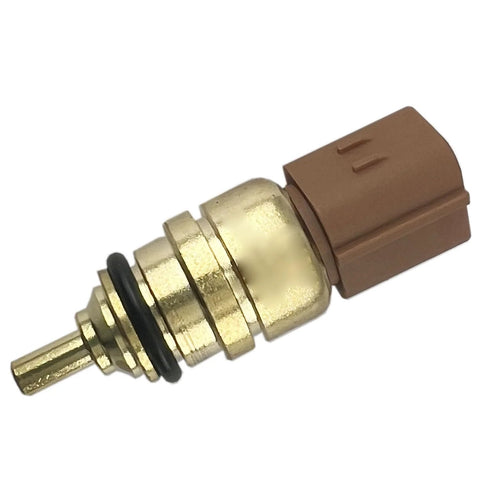 Coolant temperature sensor by FainWan, brass threaded body with brown plastic connector