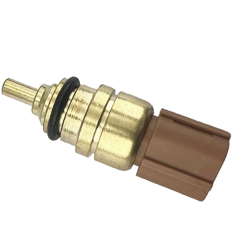 Coolant temperature sensor, brass body with brown plastic connector