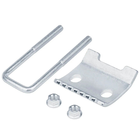 Four Pack U Bolt Beam Clamps securely join back to back strut channels in 1-5/8, 2-7/16, and 3-1/4 inch heights, using M10 threads for a strong 1100 lb per clamp setup, crafted from electro galvanized carbon steel for lasting durability.