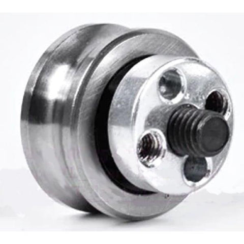 U Groove Ball Bearing + Fixing Screw Double Row Pulley SG15 + Eccentric Wheel