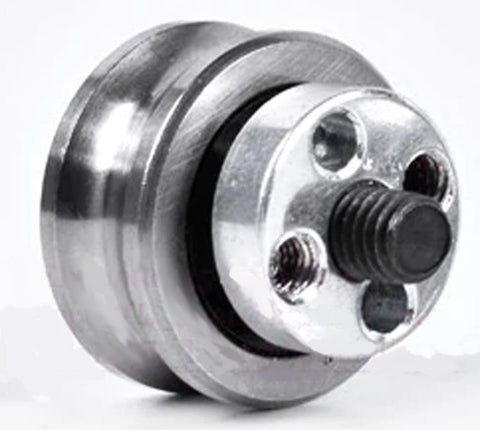 U Groove Ball Bearing + Fixing Screw Double Row Pulley SG20 + Eccentric Wheel