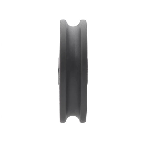 Side view of a 4Pcs U Groove Pulley Wheel U-Groove Roller Guide Pulley Rolling Bearing Roller Wheel 8x45x11.5mm for Bicycle Accessories Pulleys Equipment