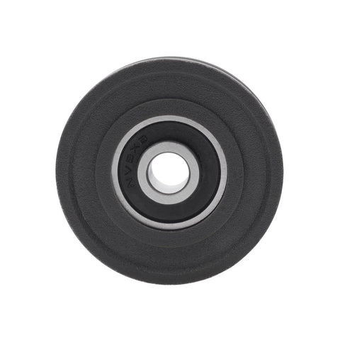Front view of a 4Pcs U Groove Pulley Wheel U-Groove Roller Guide Pulley Rolling Bearing Roller Wheel 8x45x11.5mm for Bicycle Accessories Pulleys Equipment