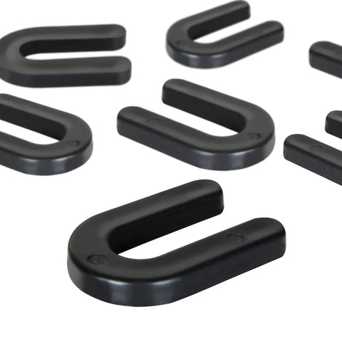 200 Pieces One Quarter Inch Horseshoe Tile Spacers U Shape Plastic Shims Structural Reusable Durable Set