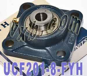 UCF-201-8 FYH Bearing Square Flanged 1/2 Inner Mounted Bearing