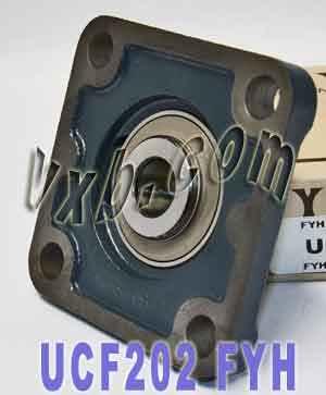 UCF-202 FYH Square Flanged Bearing 15mm inner Diameter Mounted Bearing