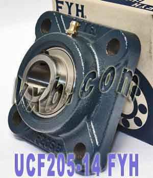 UCF-205-14 FYH Square Flanged Bearing 7/8 inner Mounted Bearing