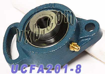 UCFA201-8 Flange Cartridge Bearing Unit 1/2 Bore Mounted Bearing