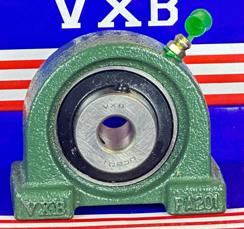UCPA201 Bearing 12mm Set Screw Tapped Base Pillow Block Bearing