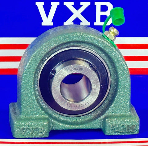UCPA203 Bearing 17mm Set Screw Tapped Base Pillow Block Bearing