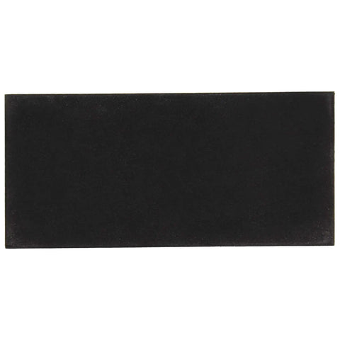 Rectangular black Ultra-Flex 5.6 Inch Sanding Block Holder Pad made from EVA rubber for wet and dry sandpaper and scuff pads.