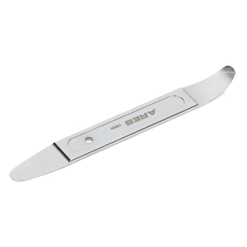 Compact Double End Metal Skin Wedge Prybar Tool By ARES, Ultra Thin 23 Gauge Ends, Durable Solid Steel Construction With Flat Panel Handle